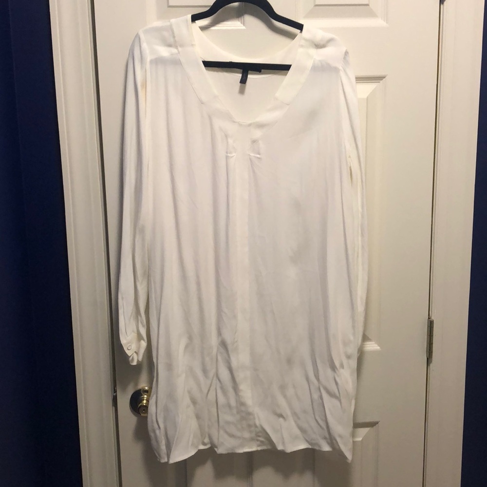 White BCBG Shift Dress